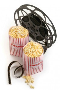 Popcorn and movie